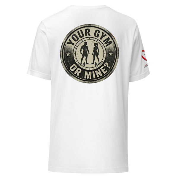 “Let’s Get Sweaty” ~ Gym; Unisex T-Shirt - Imagen 4