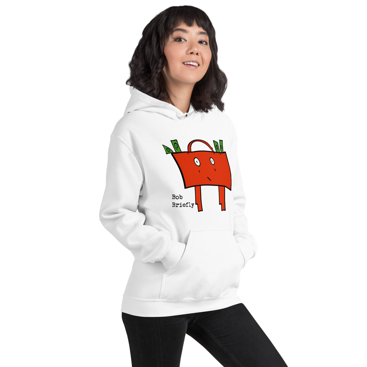 “Bob Briefly” ~ Unisex Hoodie - Image 3